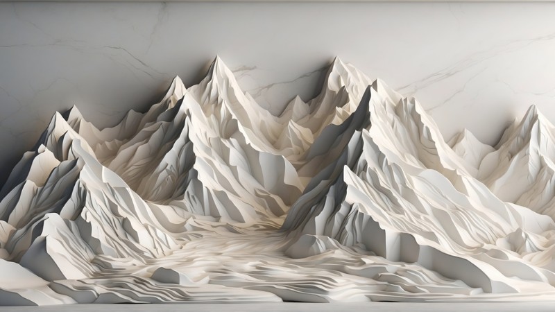 3D Фотообои 3D Фотообои «ЗD Mountains AG-DMT-002»